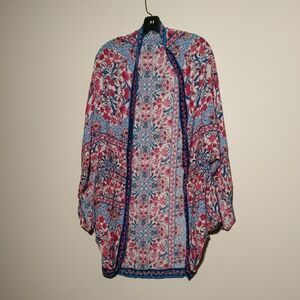 Anthropologie Floral Patterned Kimono